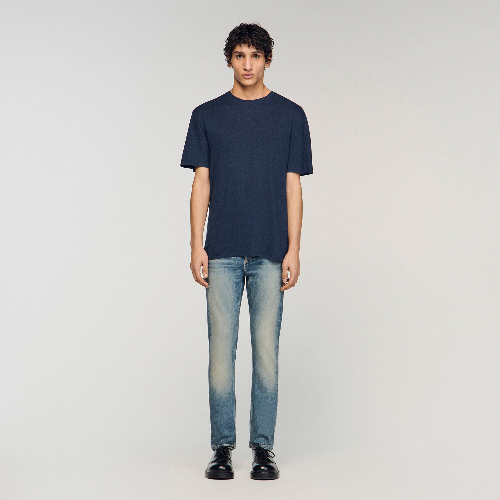 T-shirt en lin certifi&eacute;