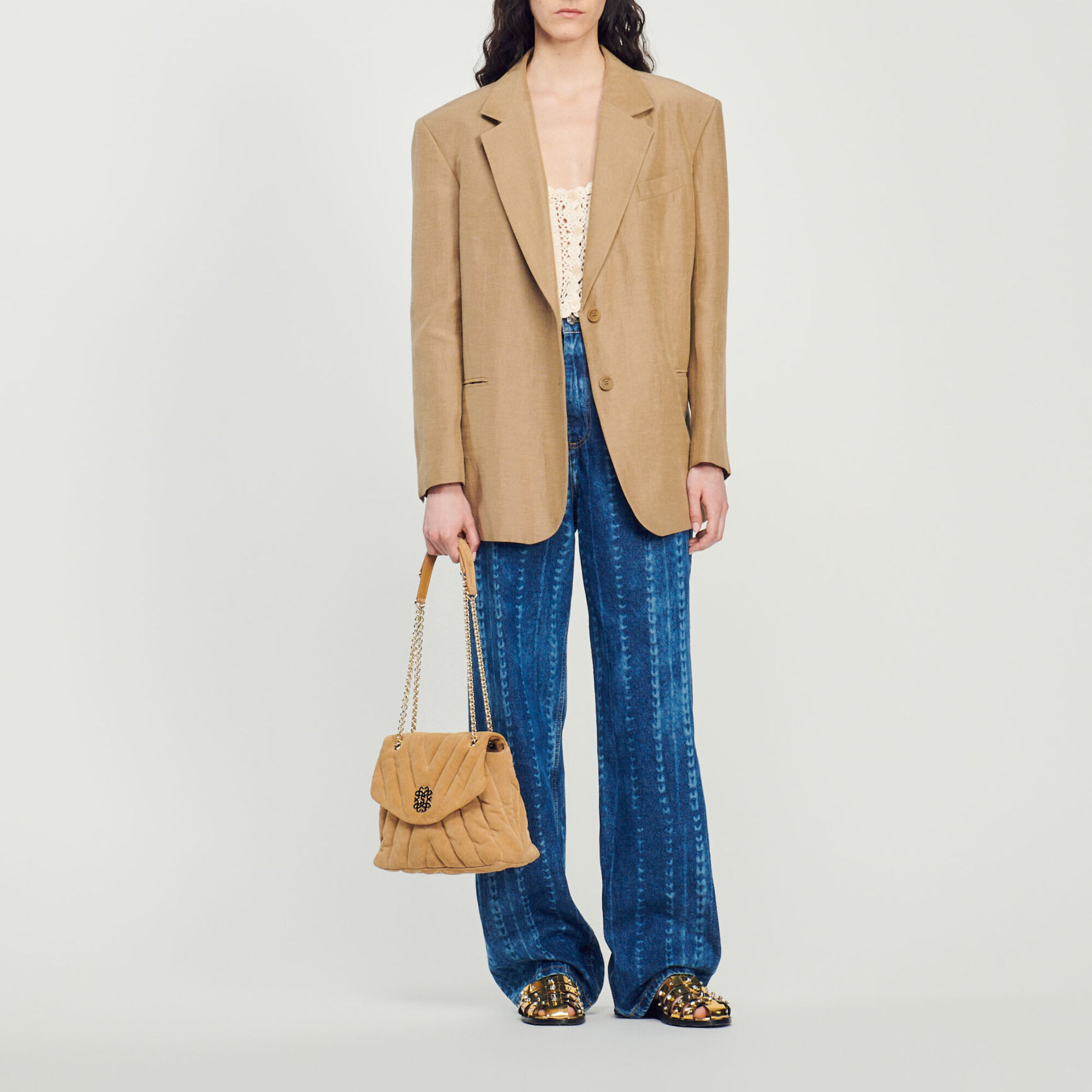 Veste de tailleur Brown Women Sandro Paris