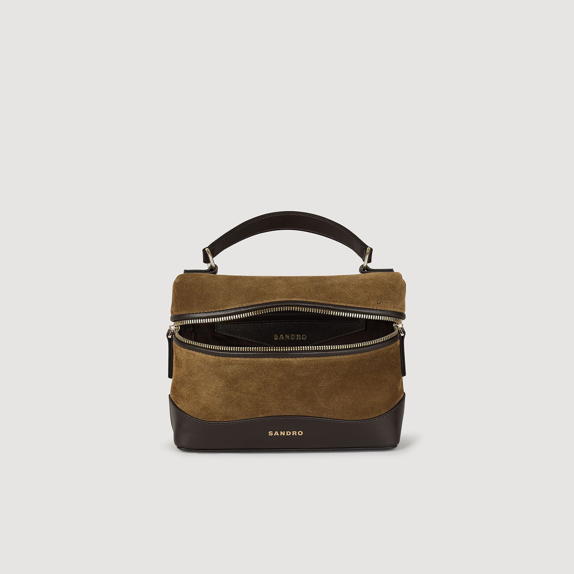 Sac TANGOSO vanity en cuir et suède