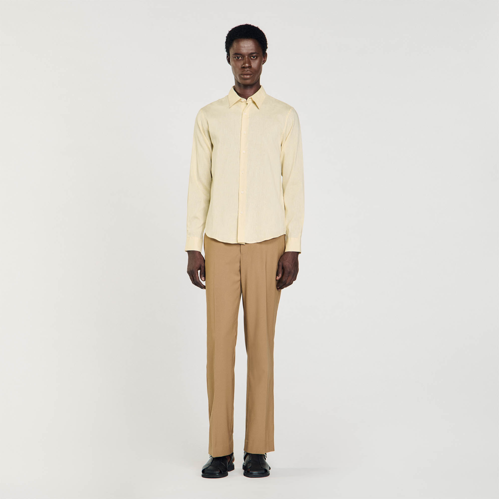 Chemise coupe classique Natural Men Sandro Paris