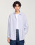 Chemise à rayures strassée