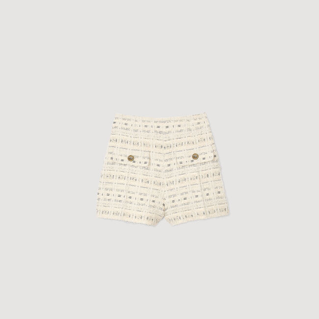 Short en tweed fantaisie