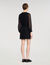 Robe courte à manches longues