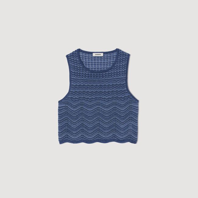 Pull en maille scintillante