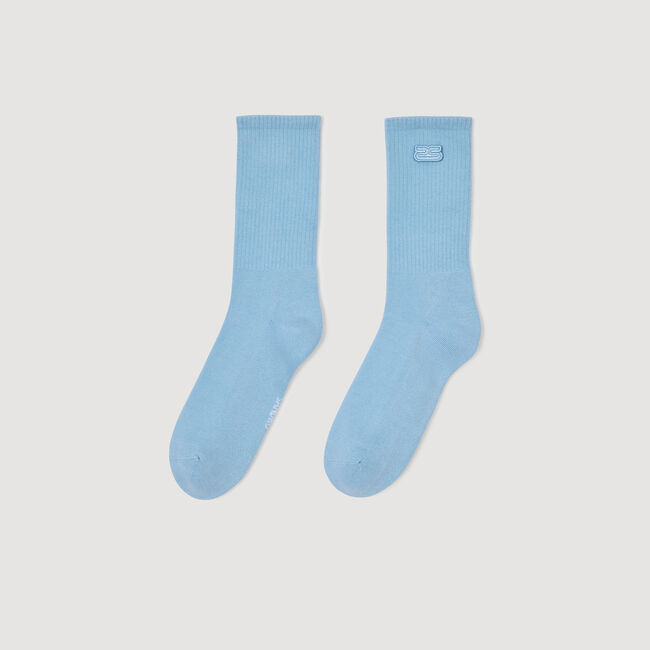 Chaussettes brodées