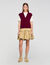 Pull bicolore en laine et cachemire 