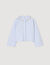 Chemise courte &agrave; col bijou - Femme | Sandro Paris