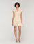 Robe courte en guipure