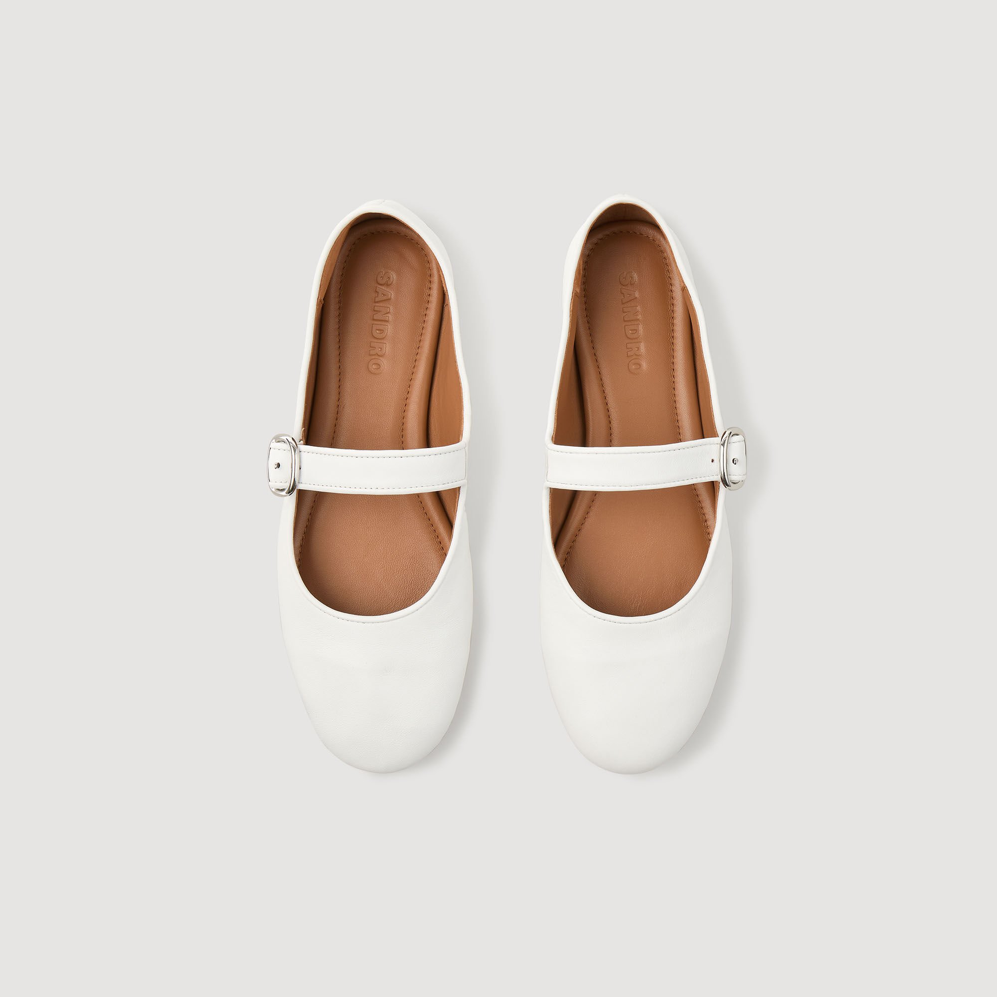 Ballerines en cuir