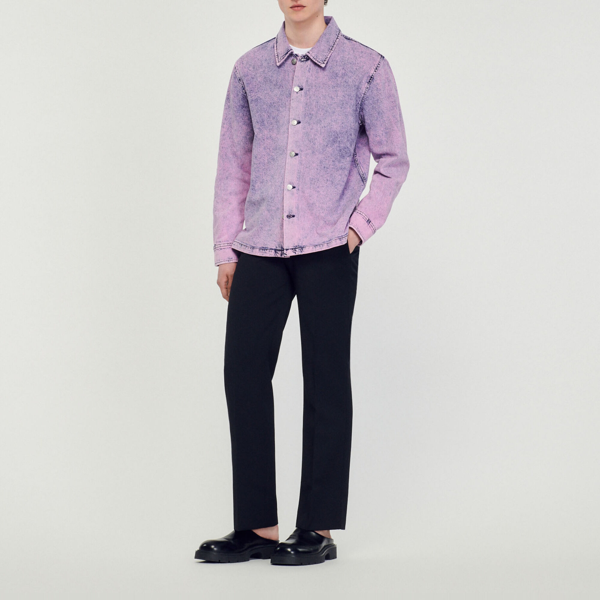 Blouson worker délavé