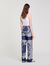 Pantalon fluide à imprimé bandana