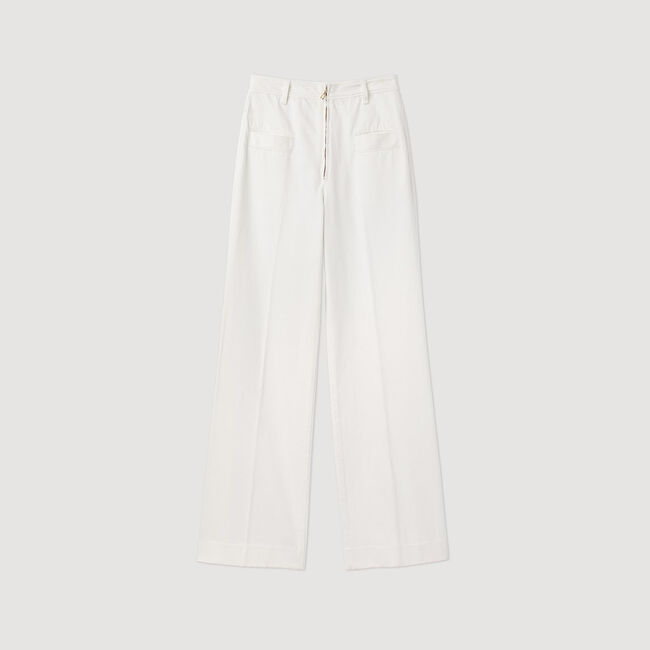 Jean large en toile