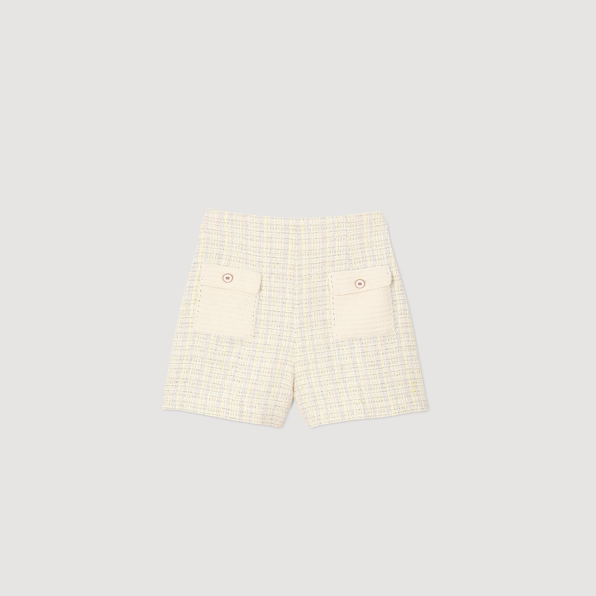 Short en tweed fantaisie
