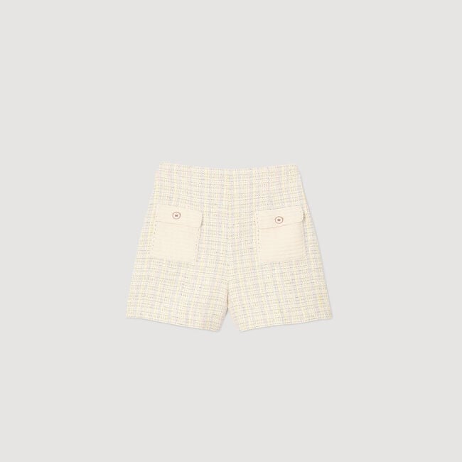 Short en tweed fantaisie