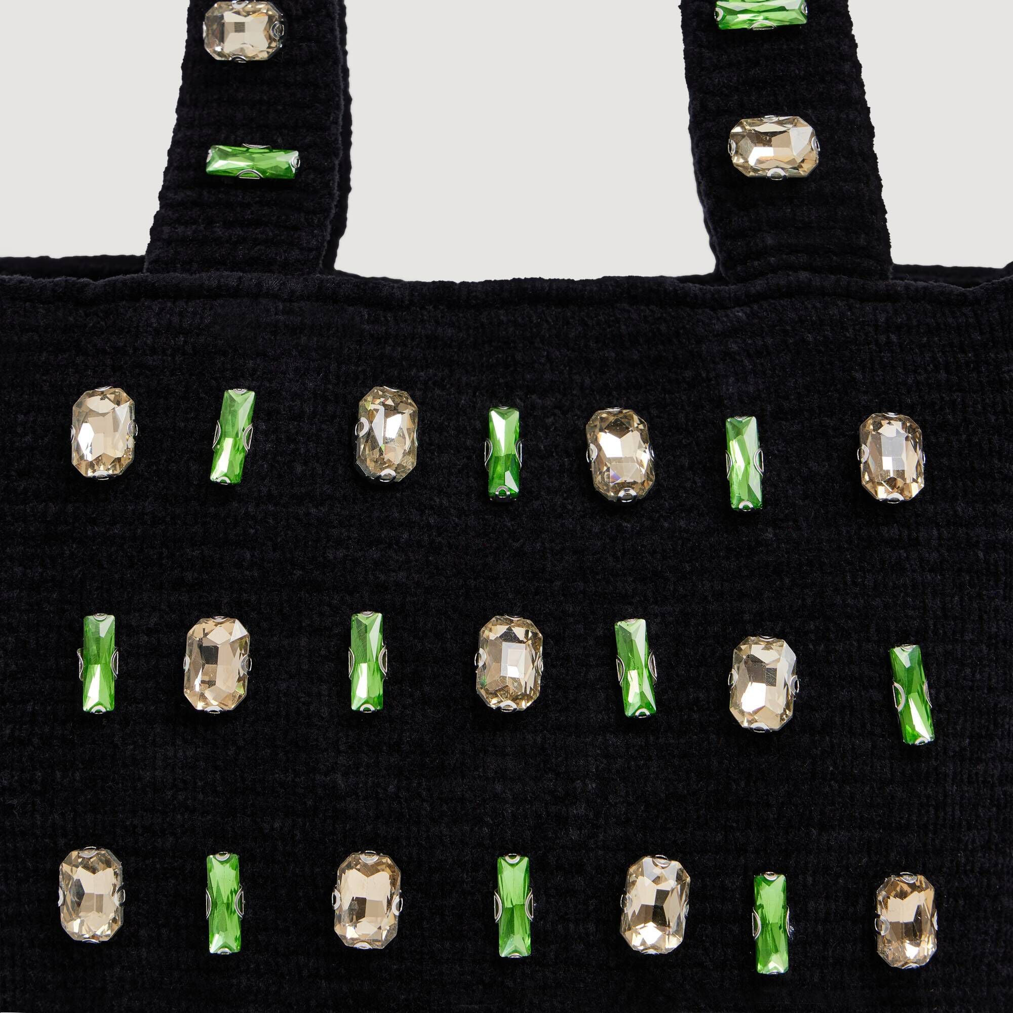 Sac en maille &agrave; bijoux pierres - Femme | Sandro Paris