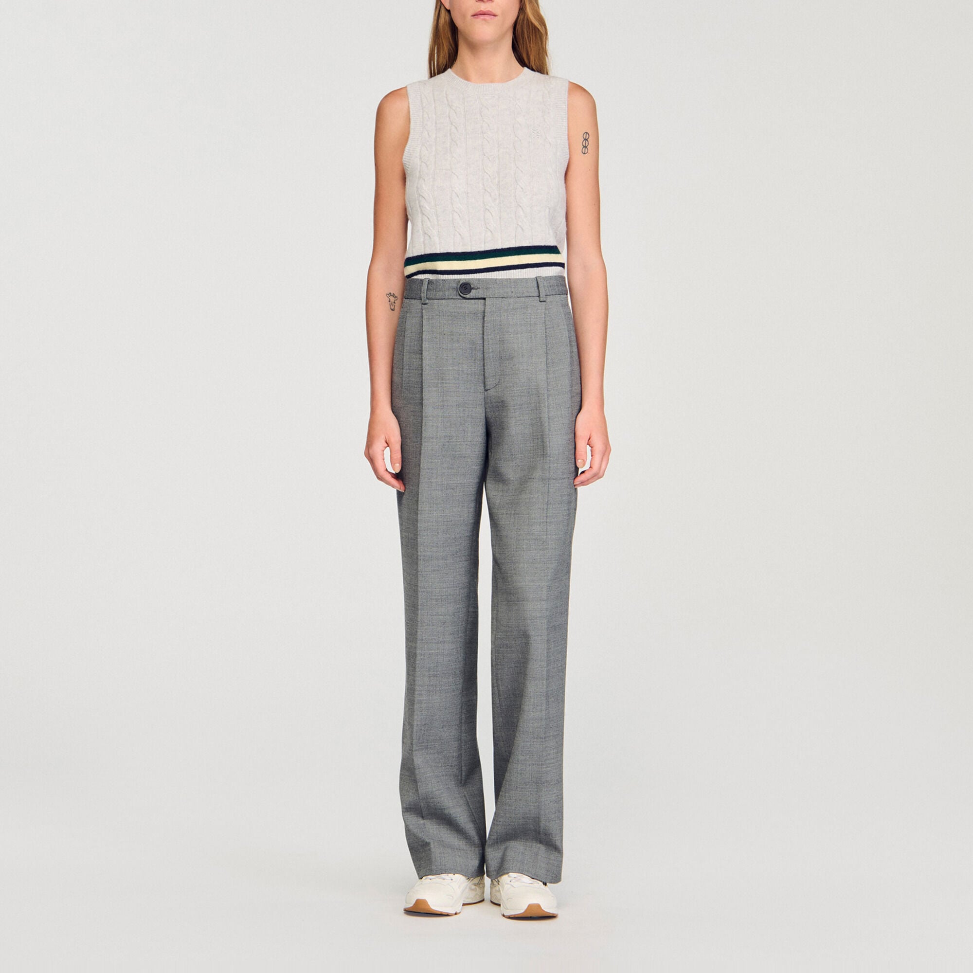 Pantalon droit - Femme | Sandro Paris
