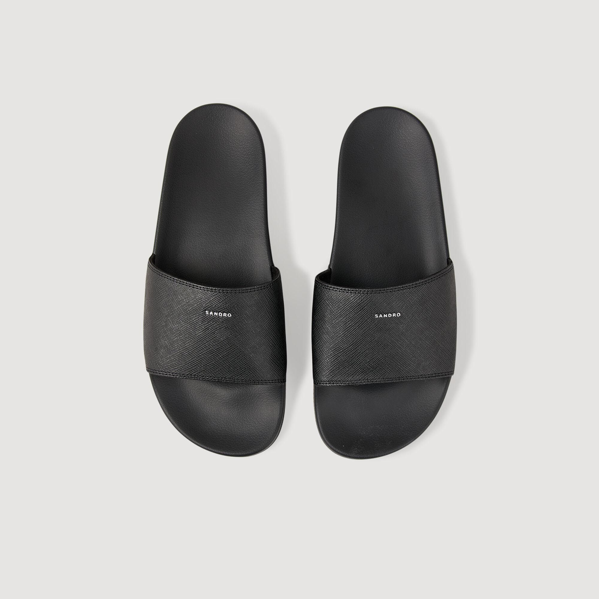 Sandales en cuir reconstitué