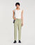 Pantalon droit élastiqué