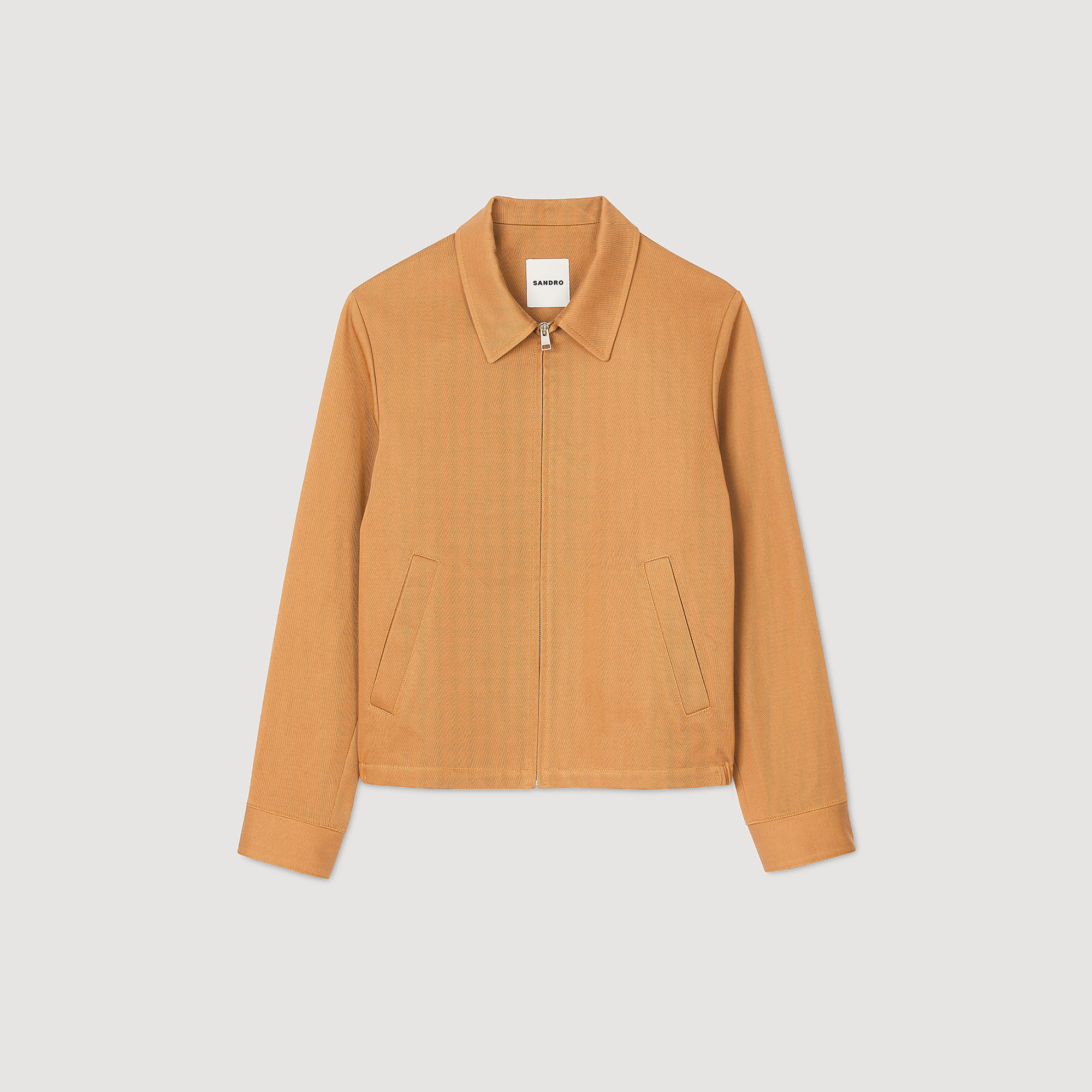 Blouson zippé en coton