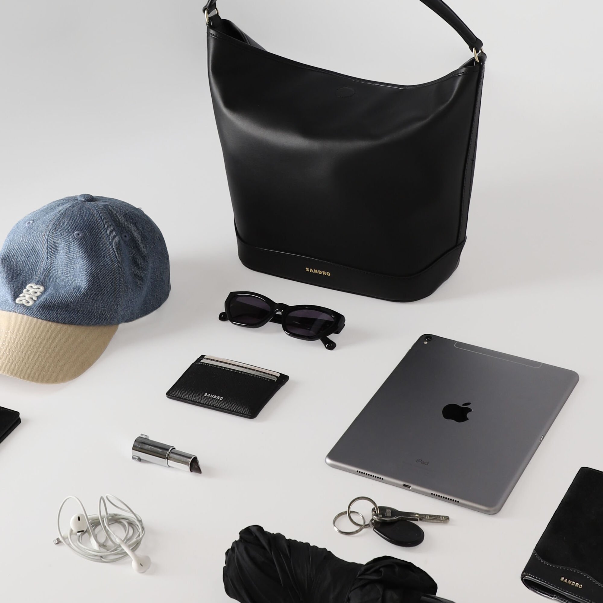 Sac seau TANGOSO en cuir