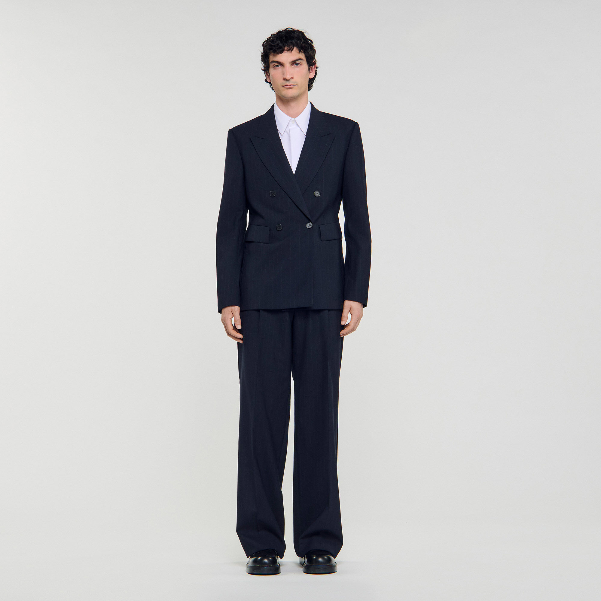 Veste de costume croisée