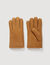 Gants en cuir su&egrave;de et peau lain&eacute;e - Homme | Sandro Paris