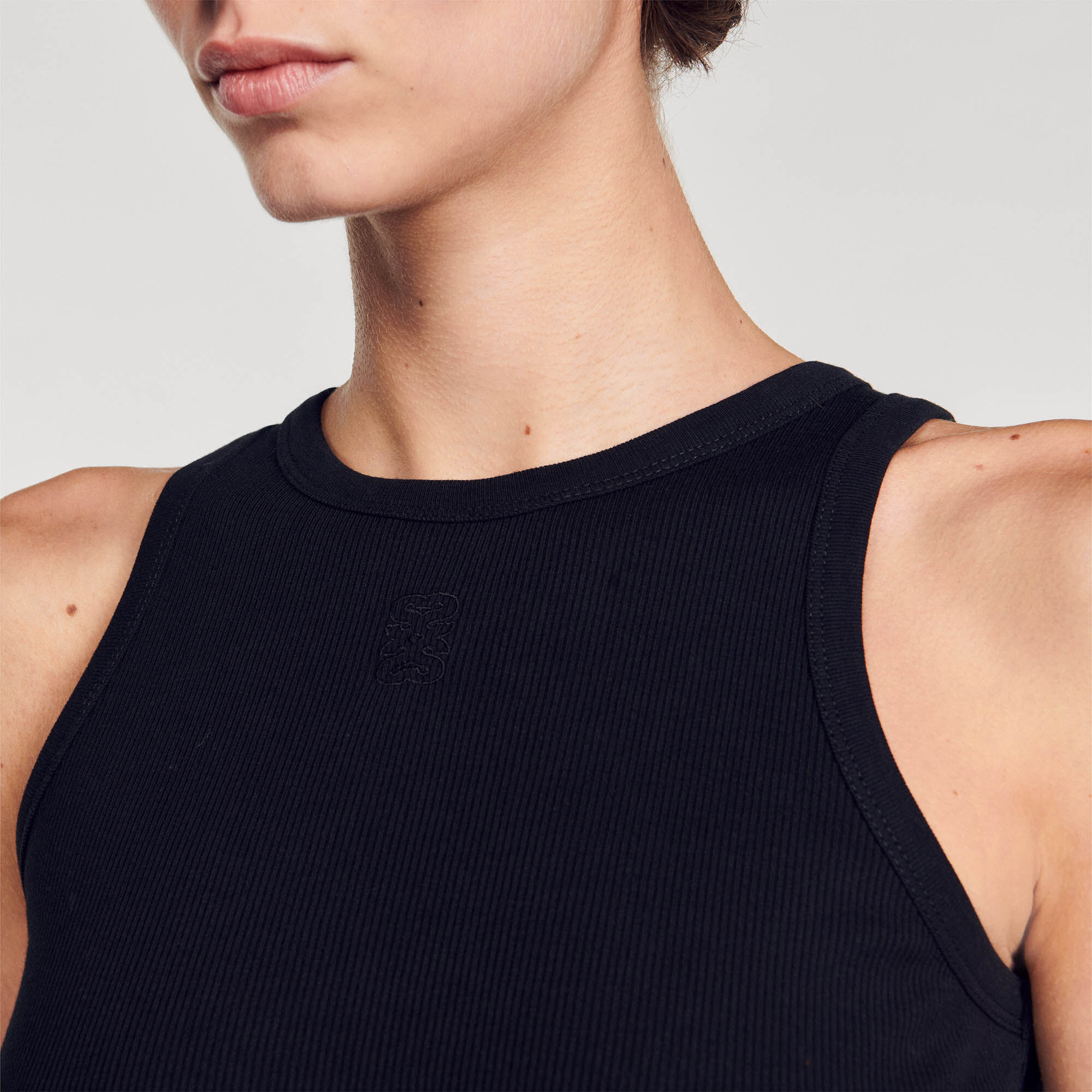 Débardeur à broderie