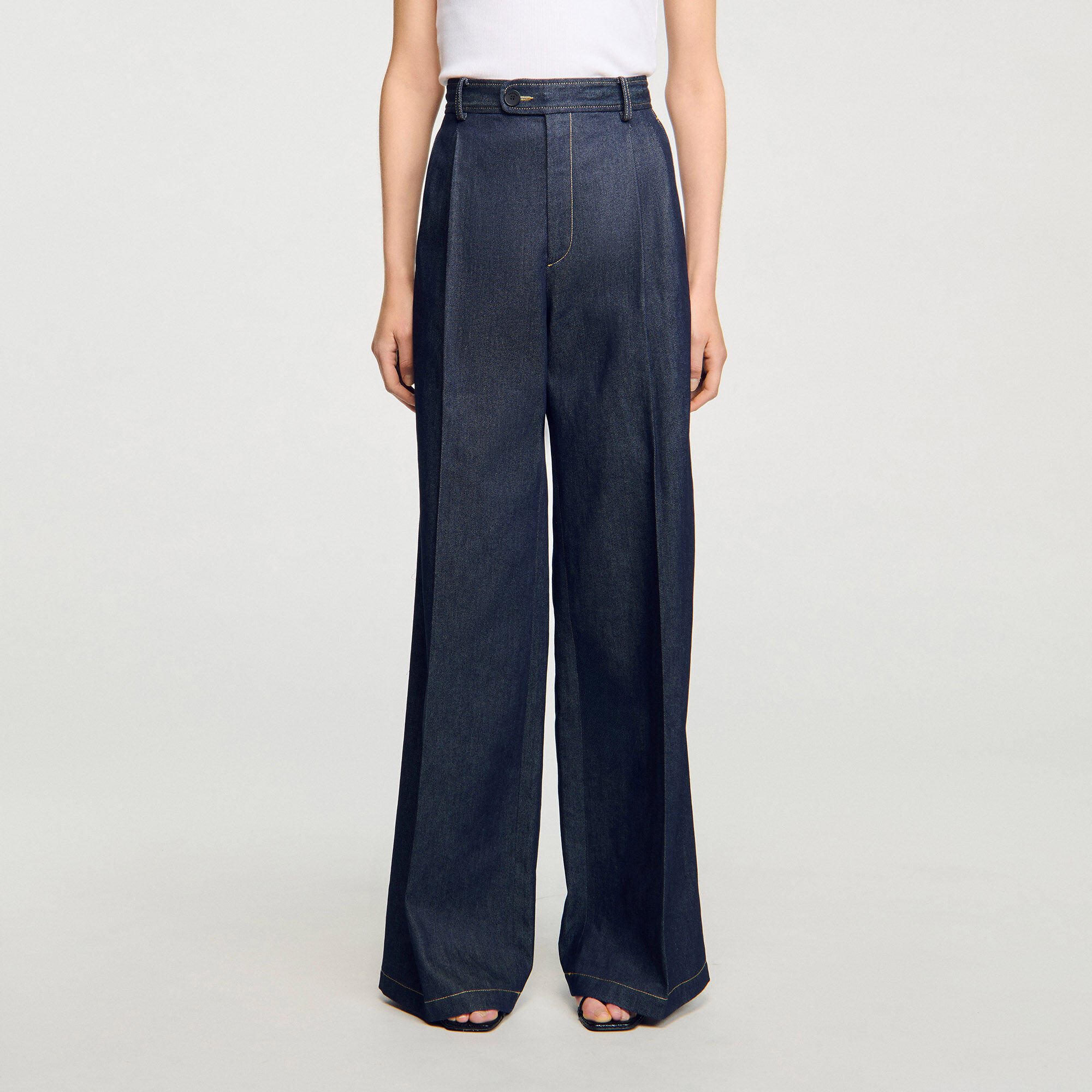 Pantalon de tailleur en denim
