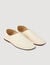Slippers en cuir grainé