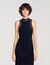 Robe longue en velours &agrave; strass - Femme | Sandro Paris