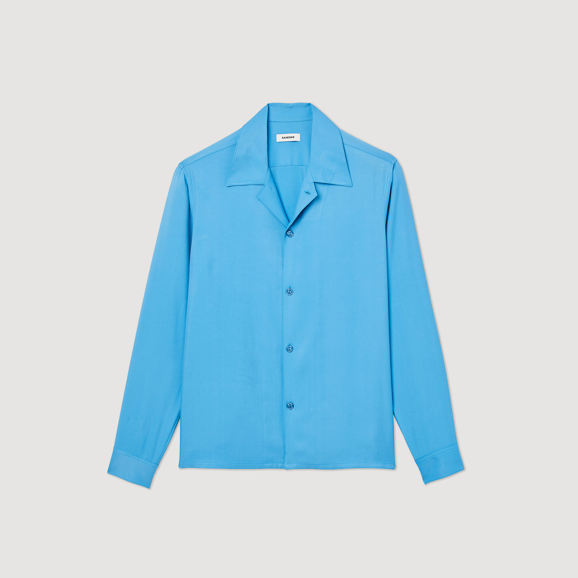 Chemise fluide col requin Homme