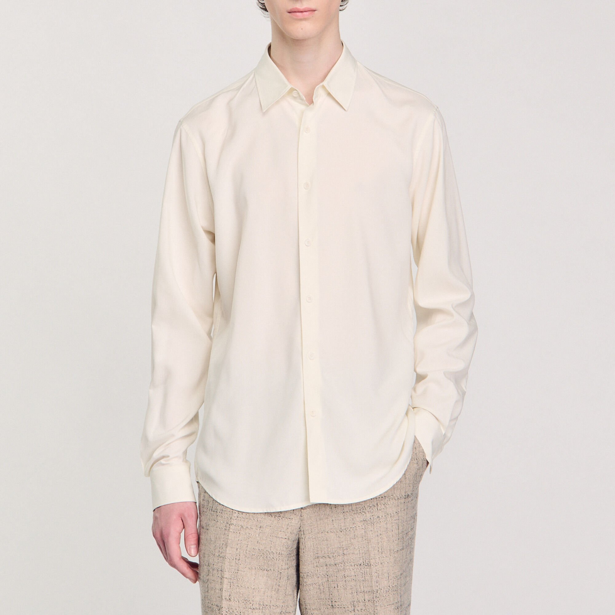 Chemise fluide à manches longues 