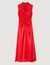 Robe longue en satin
