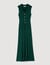Robe en maille à col polo