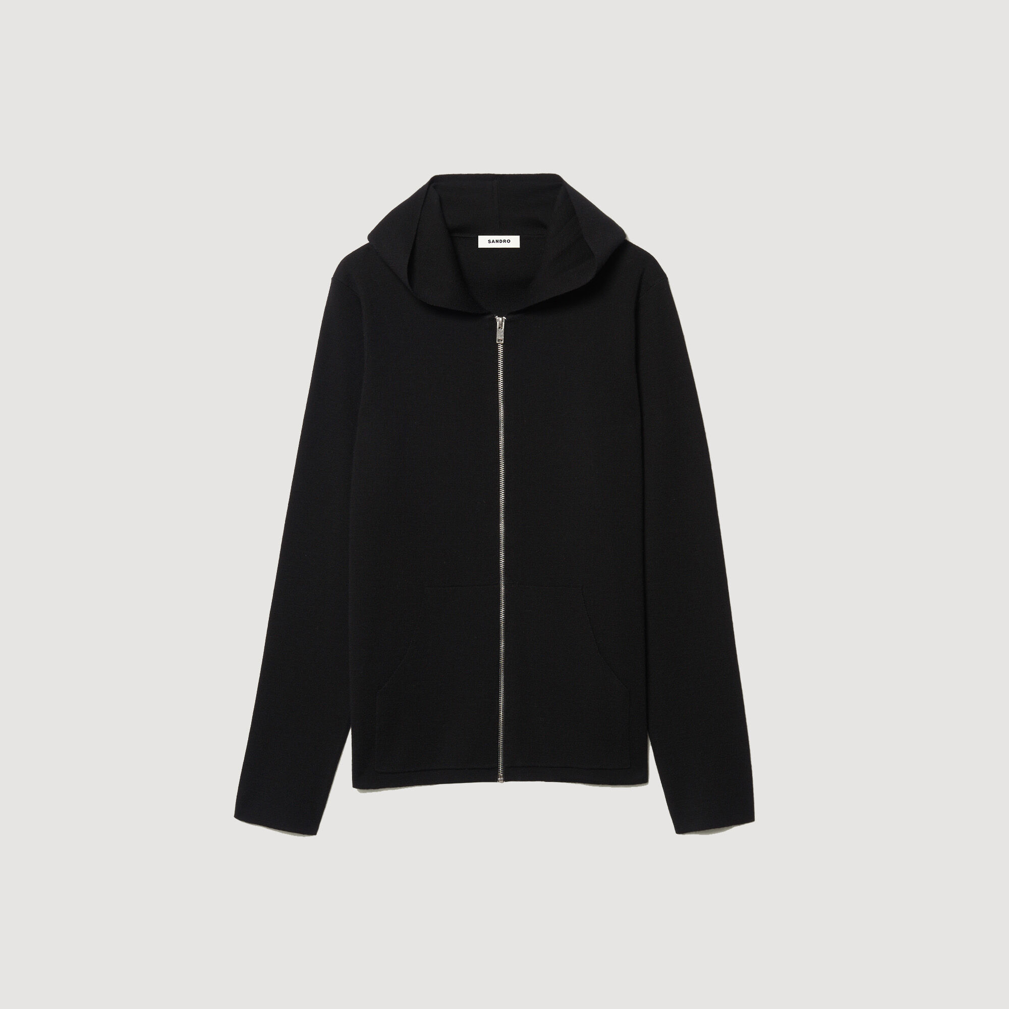 Gilet zippé avec capuche