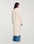 Manteau long en laine mélangée