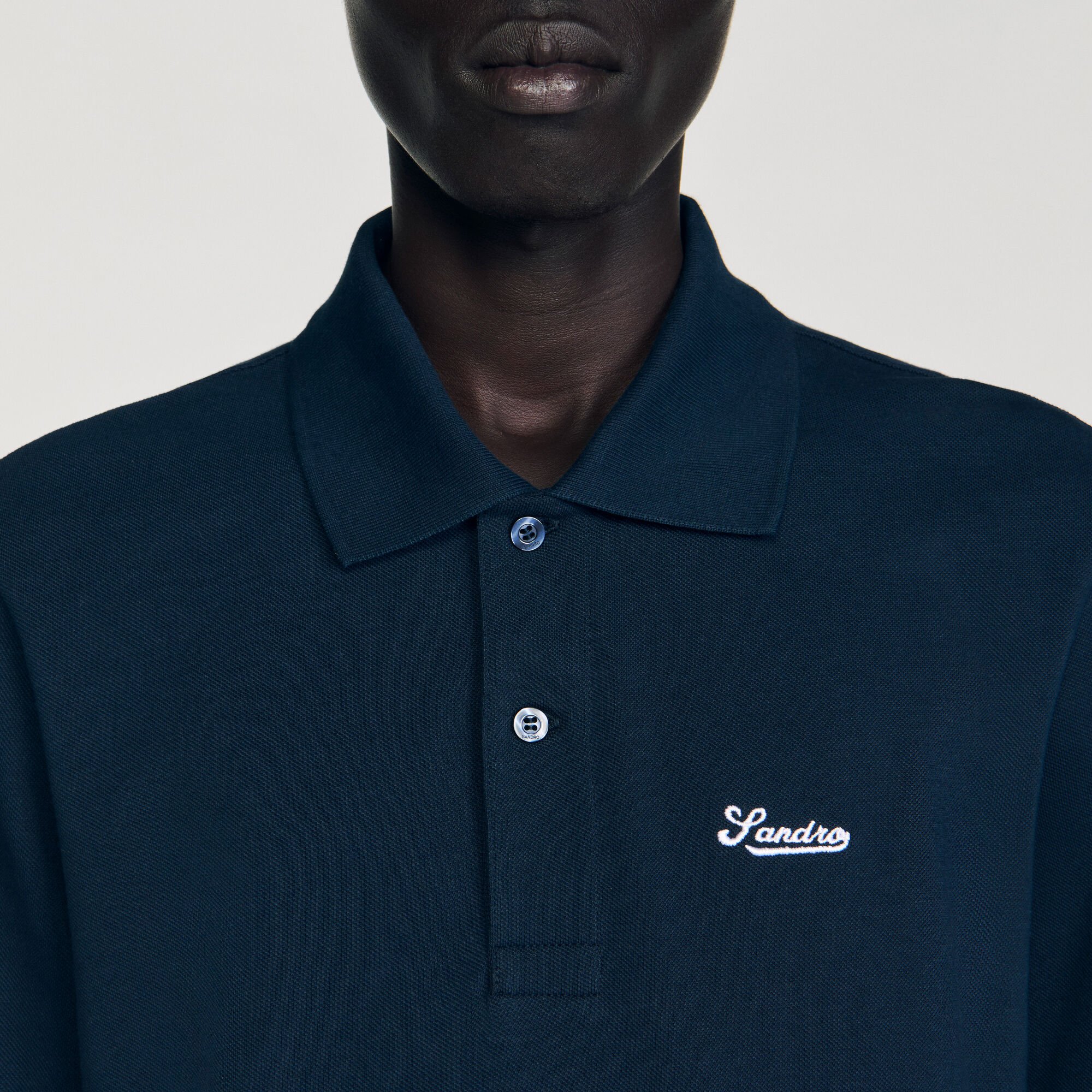 Polo en coton piqué