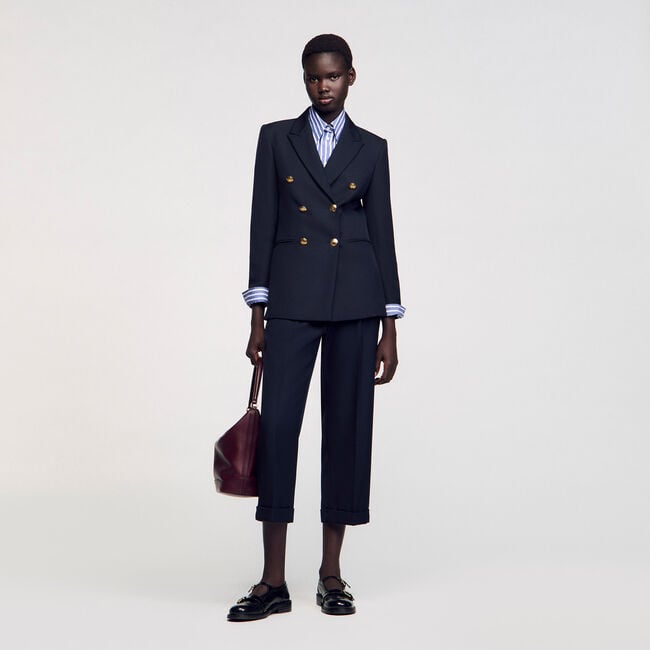 Veste de costume double boutonnage