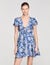 Robe courte &agrave; imprim&eacute; floral 