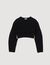 Pull court en cachemire et laine  - Femme | Sandro Paris