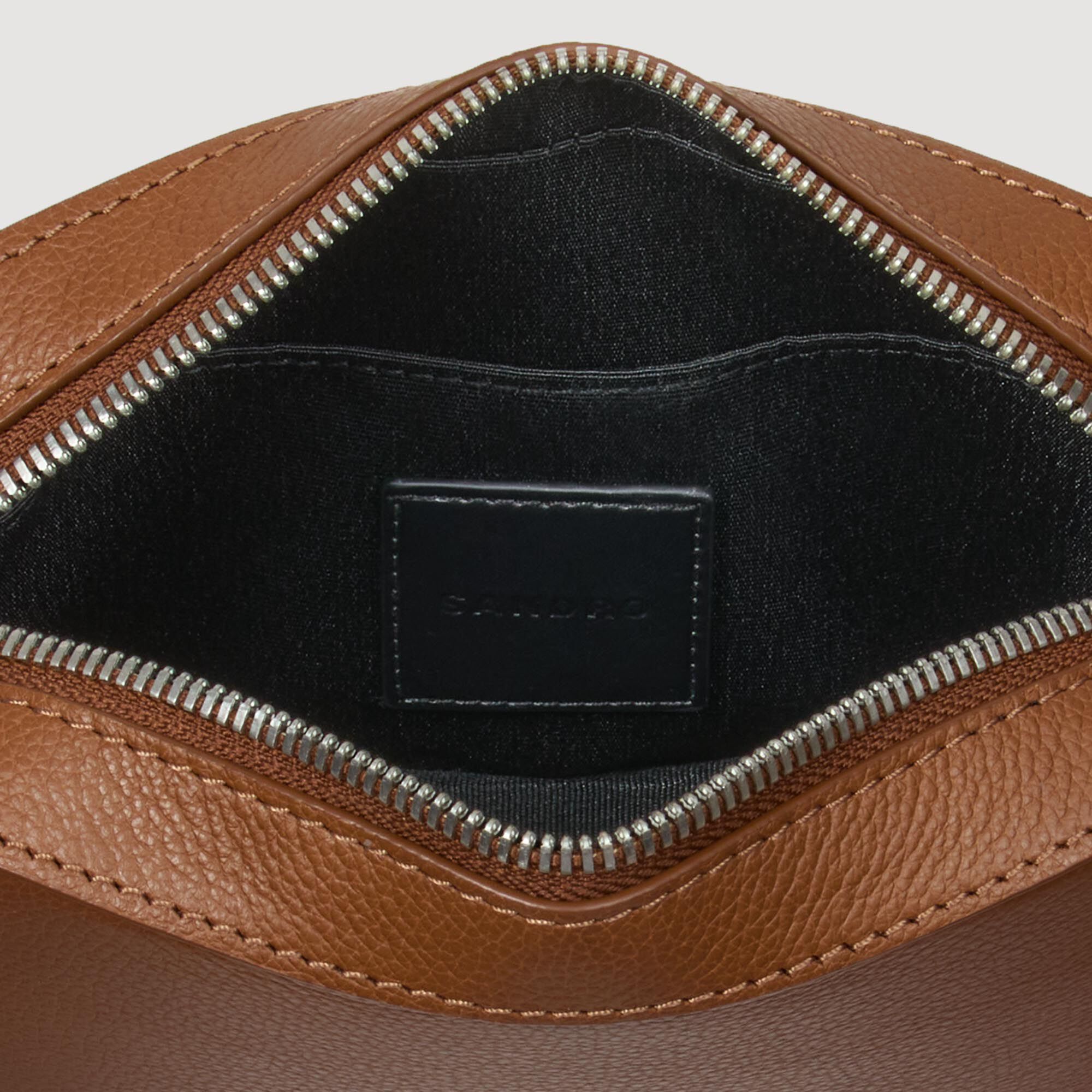 Petit sac en cuir grainé