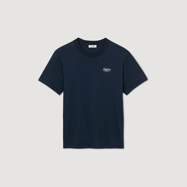 T-shirt à logo appliqué 