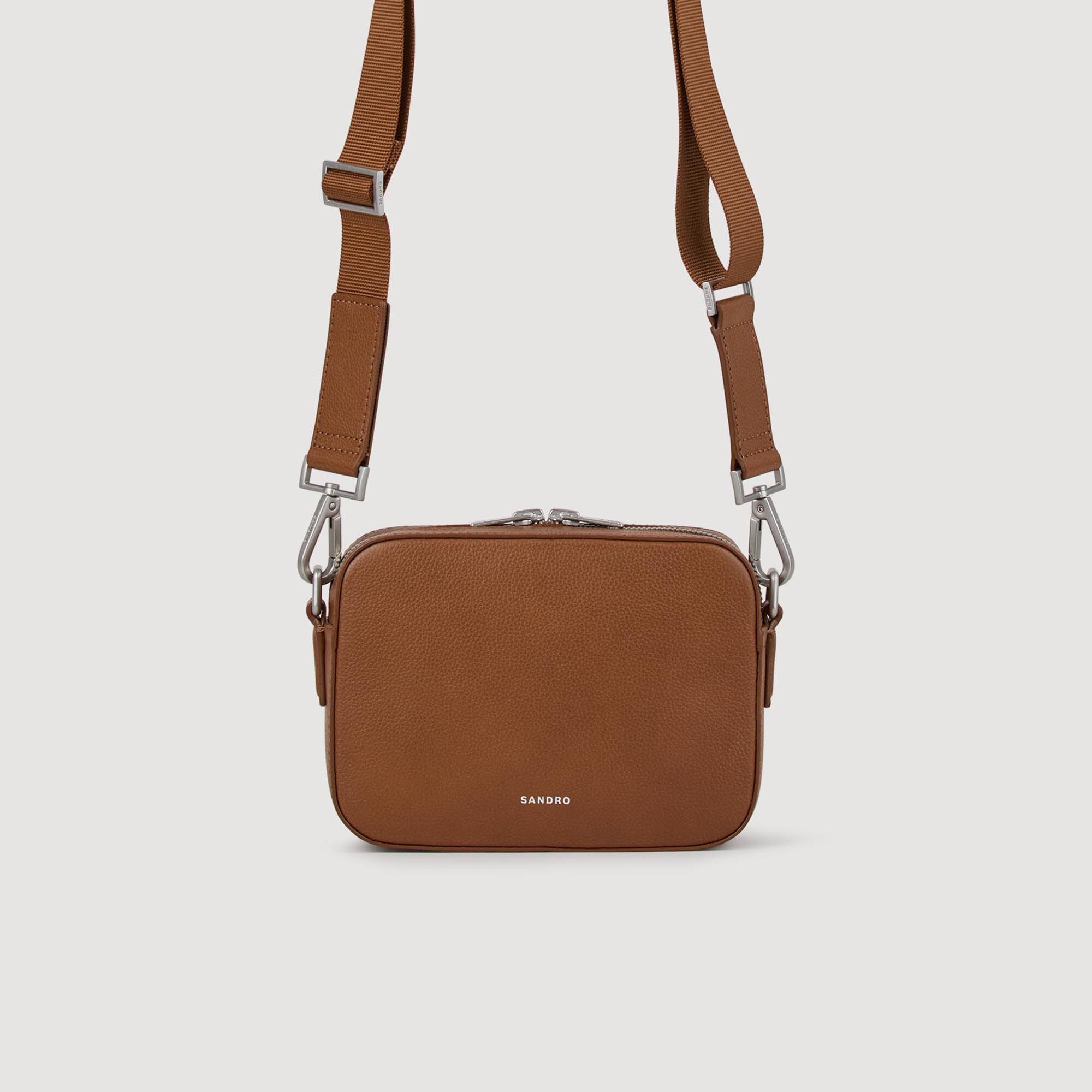 Petit sac en cuir grainé