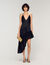 Robe courte &agrave; volant