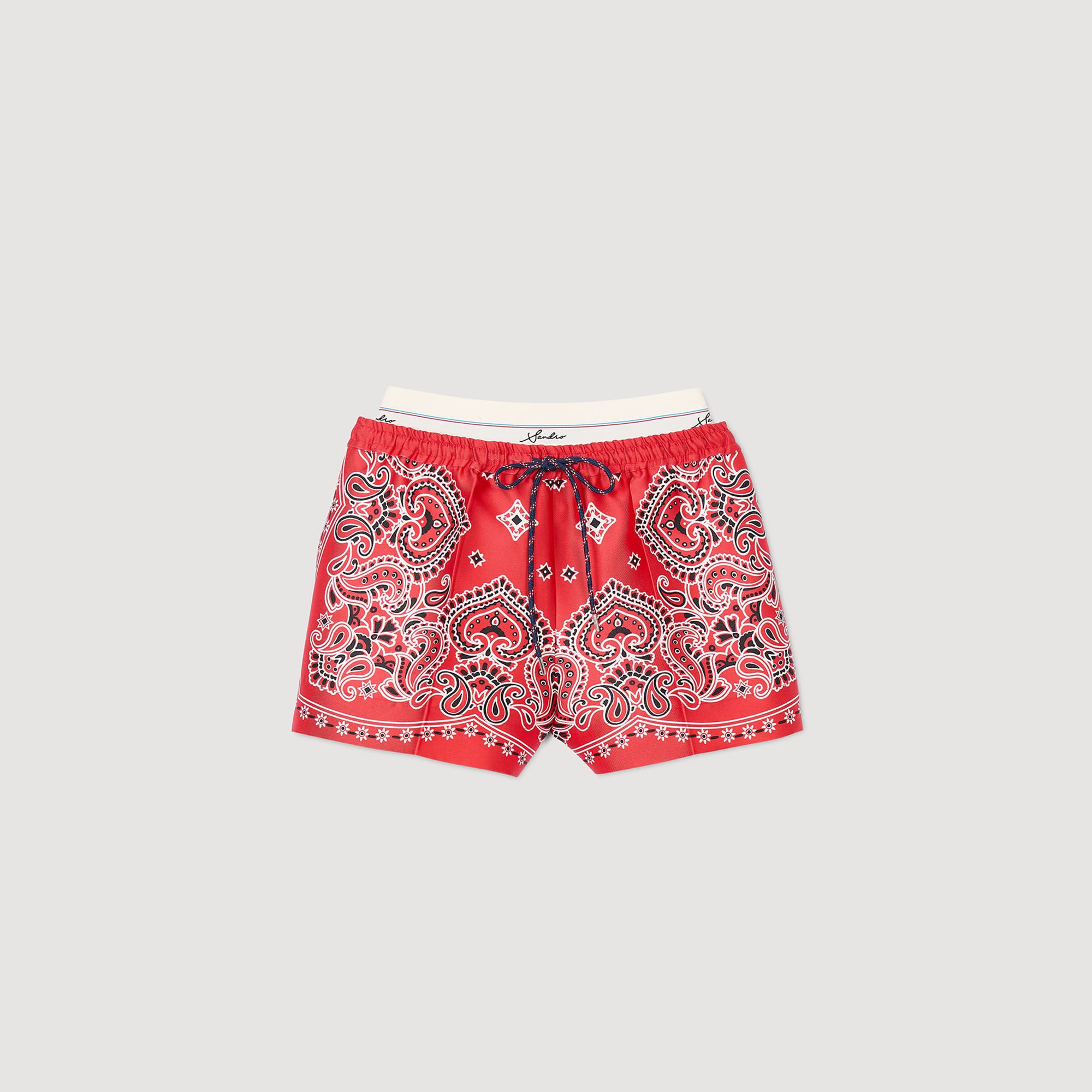 Short à imprimé bandana