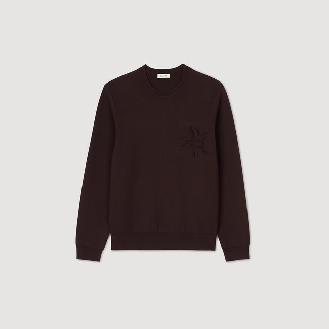 Sweatshirt fleurs