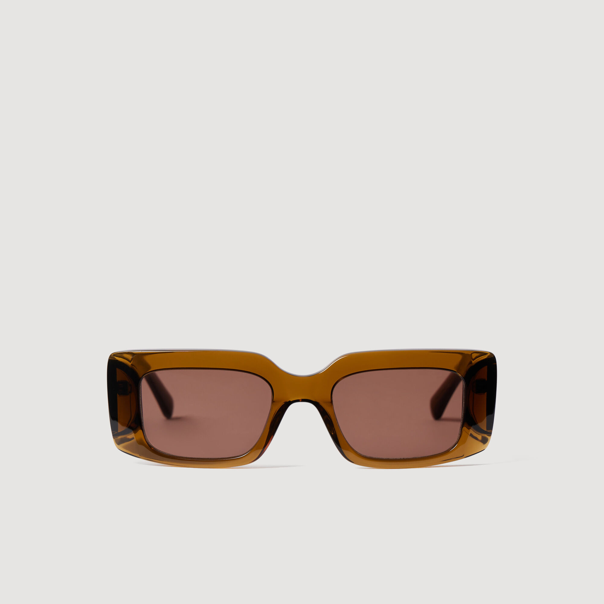 Lunettes de soleil &agrave; branches larges