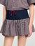 Jupe short à carreaux