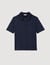 Polo en maille à col zippé