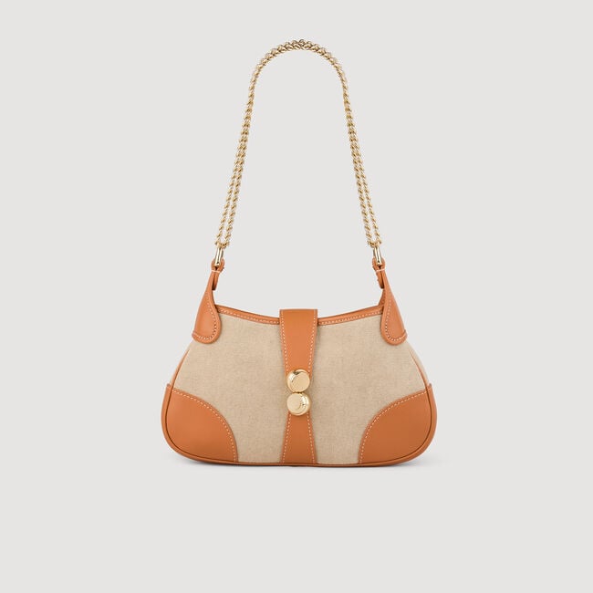 Sac Janet en toile et cuir